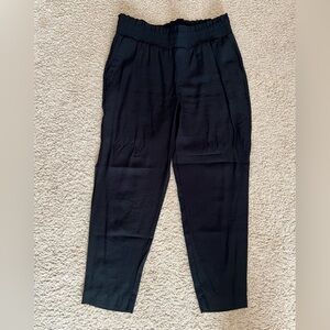 Target black cotton woven pants